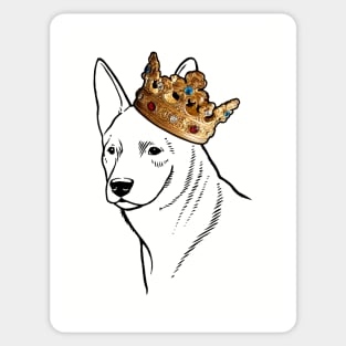 Australian Cattle Dog King Queen Wearing Crown Sticker